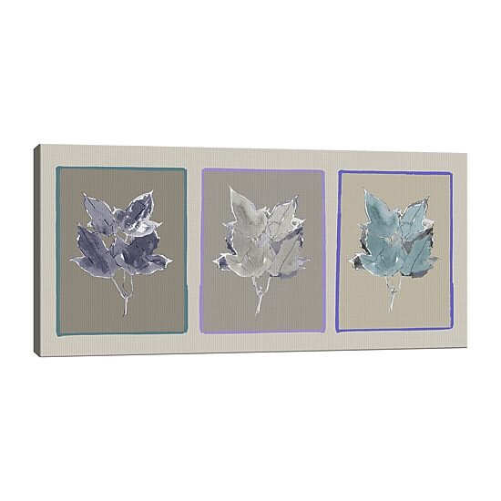 Lumaprints Three Botanicals I Modern Canvas Art