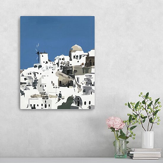 Lumaprints Tilting At Windmills Coastal Canvas Art