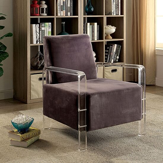 Furniture of America™ Saddle Brook Armchairs Upholstered Armchair