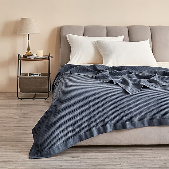 Linery All Season Waffle Weave Blanket