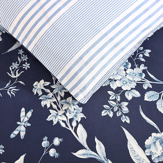 Laura Ashley Branch Toile 7-pc. Midweight Comforter Set