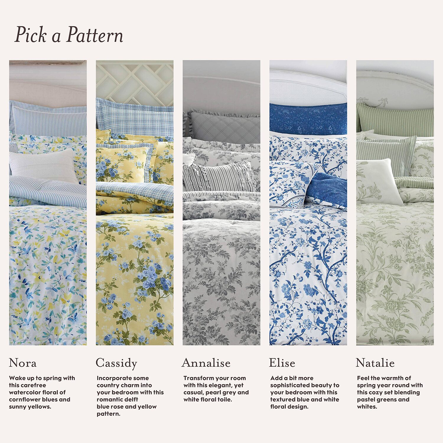 Laura Ashley Bramble Floral Duvet Cover Set