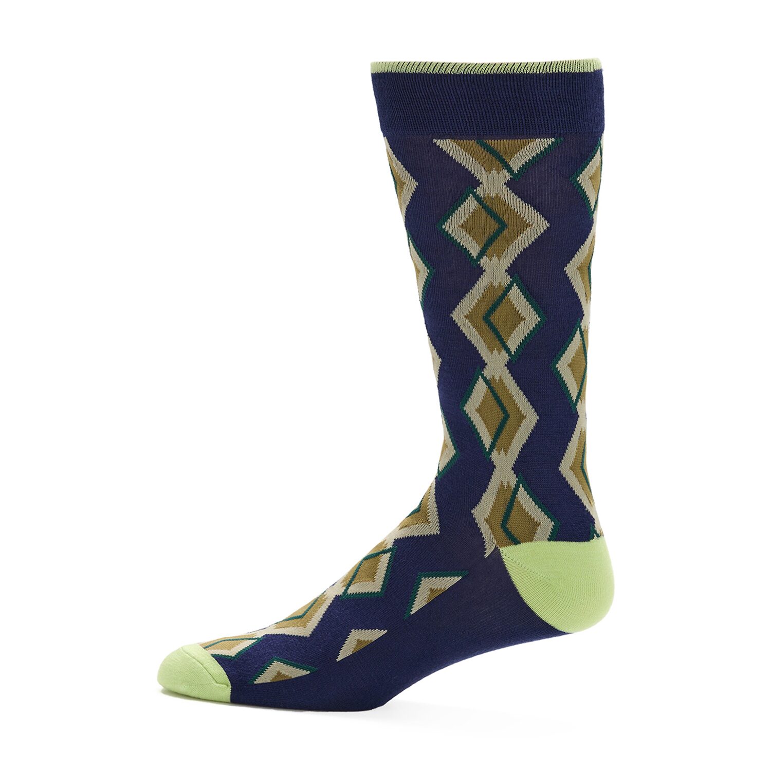 J. Ferrar Dress Mens 1 Pair Crew Socks