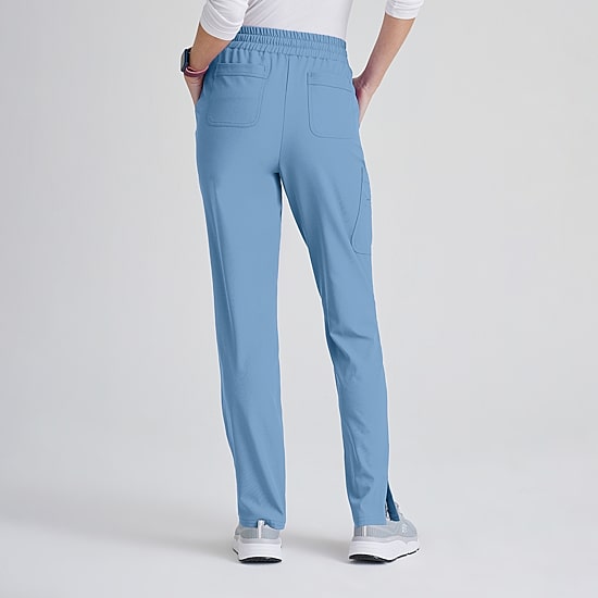 Skechers Skp623 Gamma 6-Pocket Mid-Rise Tapered Leg Womens Tag Free Stretch Fabric Moisture Wicking Scrub Pant