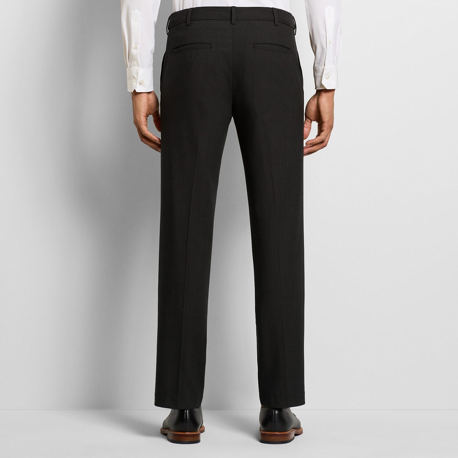 Van Heusen Soft Lux Stretch Mens Regular Fit Dress Flat Front Pant