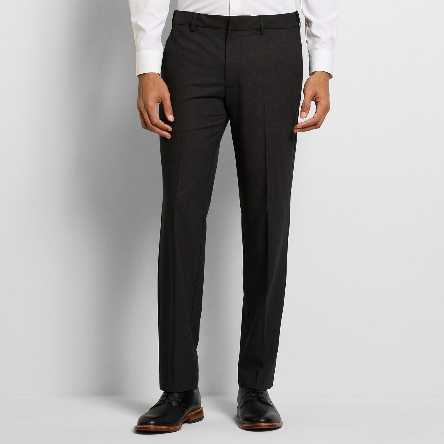 Van Heusen Soft Lux Stretch Mens Regular Fit Dress Flat Front Pant