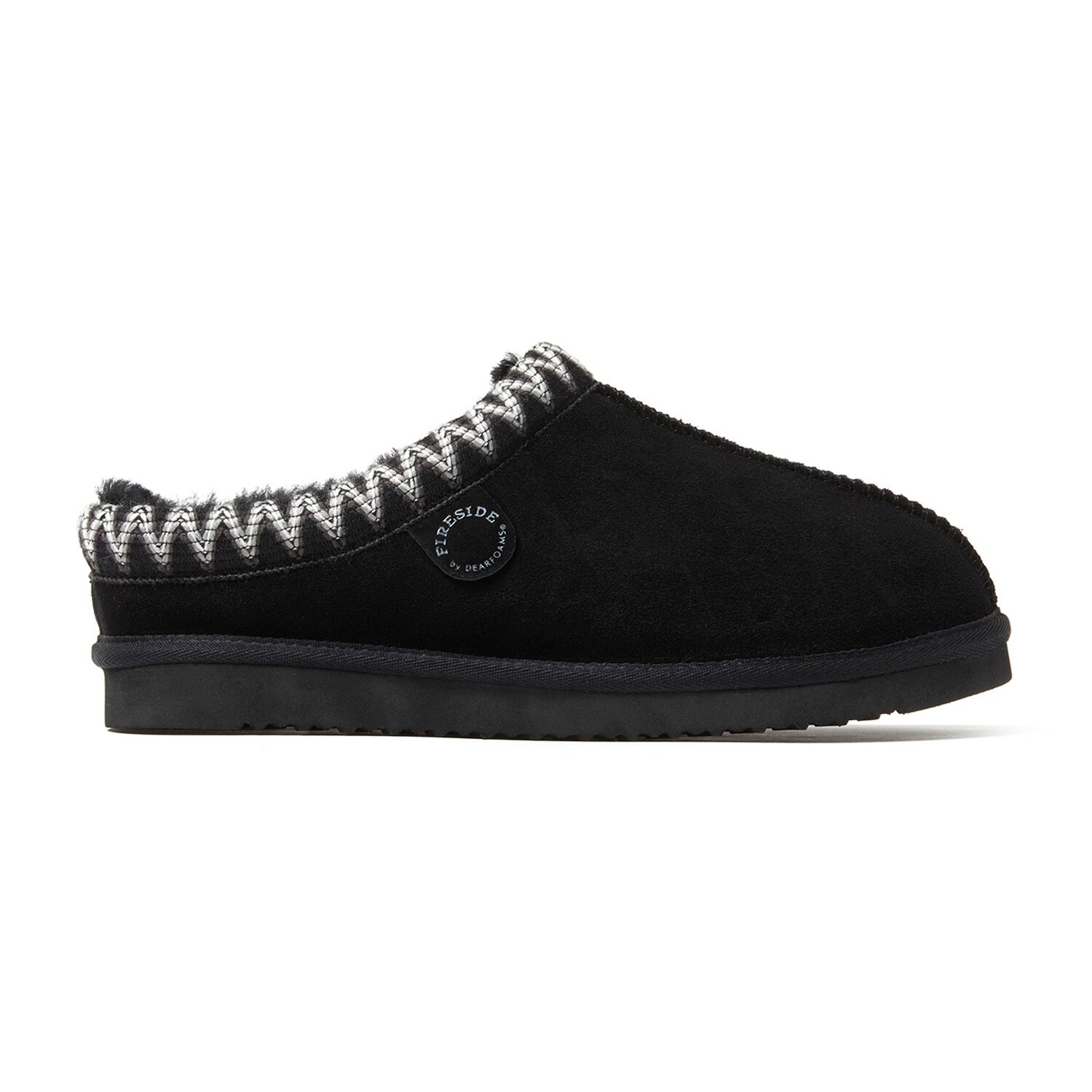 Dearfoams Grafton Mens Memory Foam Clog Slippers