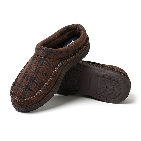 Dearfoams Thompson Mens Memory Foam Clog Slippers