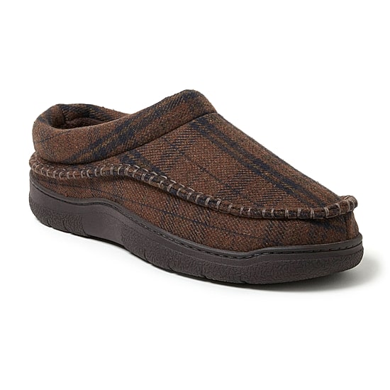 Dearfoams Thompson Mens Memory Foam Clog Slippers
