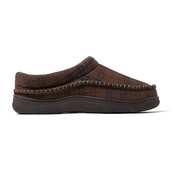 Dearfoams Thompson Mens Memory Foam Clog Slippers