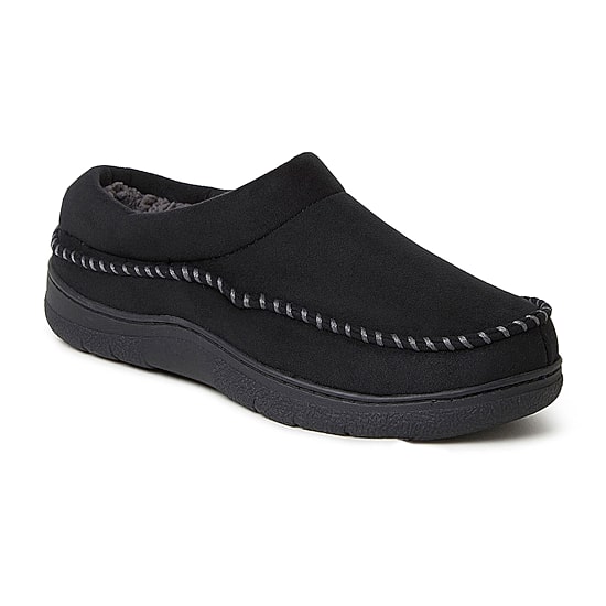 Dearfoams Thompson Mens Memory Foam Clog Slippers