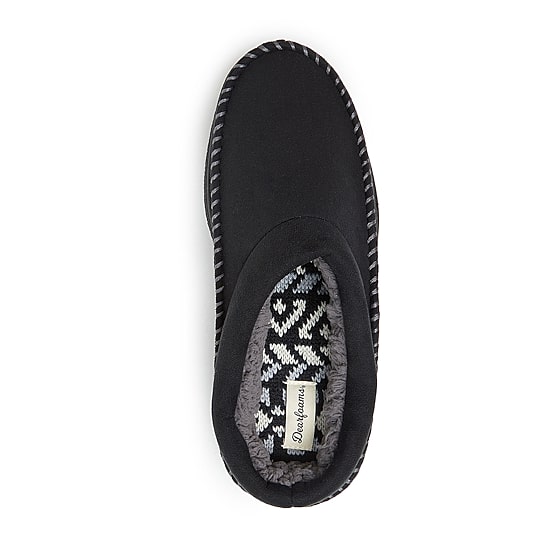 Dearfoams Thompson Mens Memory Foam Clog Slippers
