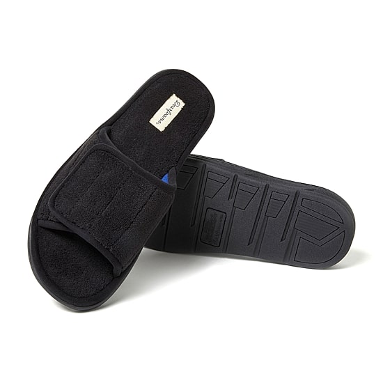 Dearfoams Collin Mens Memory Foam Slip-On Slippers