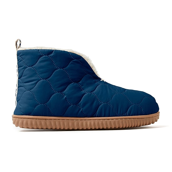 Dearfoams Warm Up Mens Memory Foam Bootie Slippers