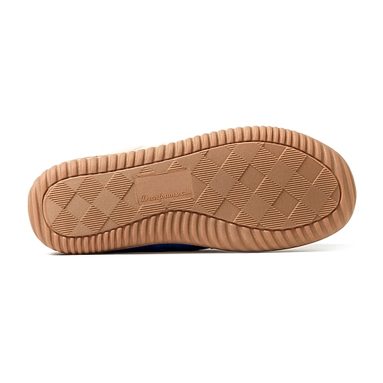 Dearfoams Warm Up Mens Memory Foam Bootie Slippers