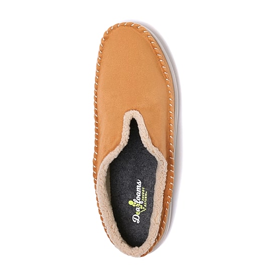 Dearfoams Elm Mens Memory Foam Clog Slippers