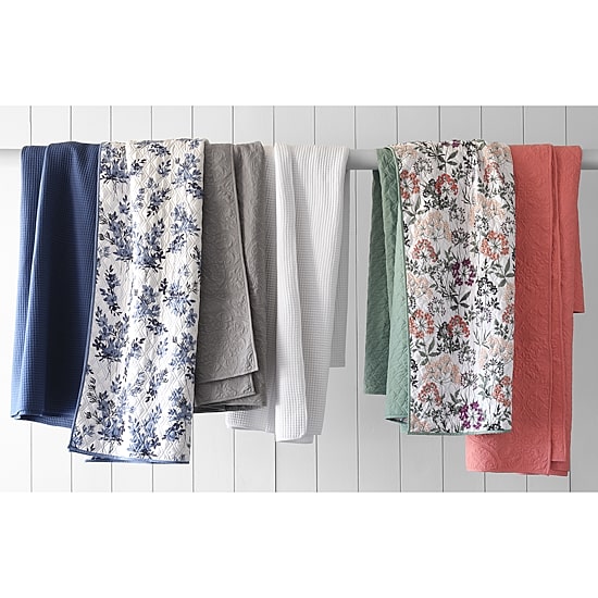 Home Expressions Madeline Floral Quilt Set