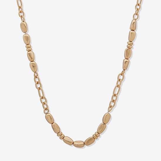 A.N.A Womens Stainless Steel 20 Inch Collar Necklace