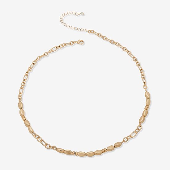 A.N.A Womens Stainless Steel 20 Inch Collar Necklace
