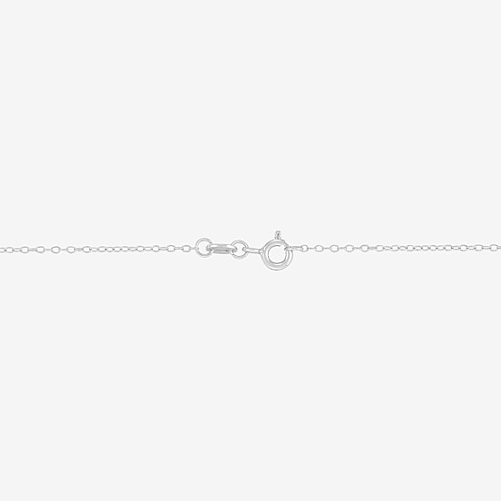 Butterfly Womens Genuine Pink Sterling Silver Butterfly 18 Inch Pendant Necklace