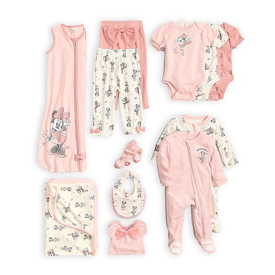 Disney Baby Girls Straight Regular Fit Minnie Mouse Pull-On Pant