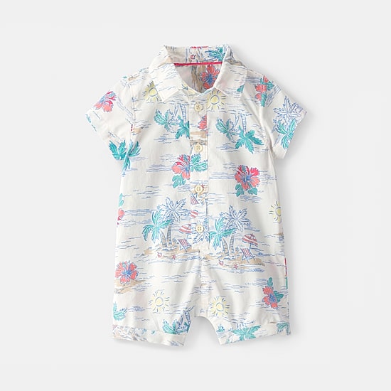 Carter's Baby Boys Short Sleeve Romper
