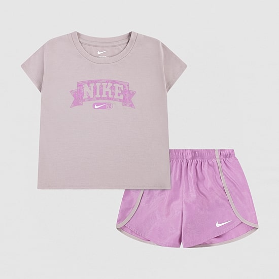 Nike Little Girls Jersey 2-pc. Short Set