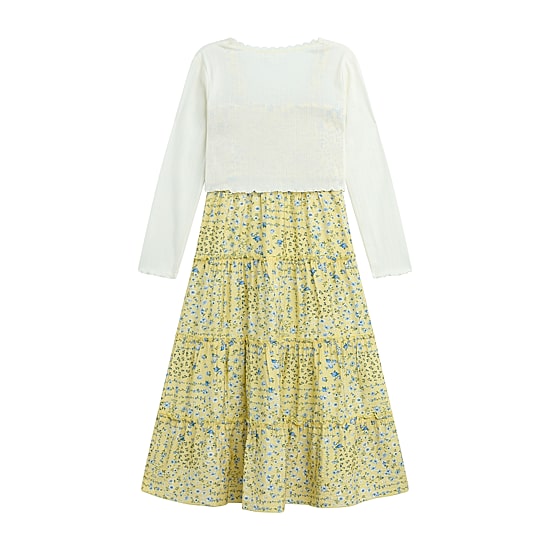 by&by girl Big Kid Girls Floral 2-pc. Dress Set