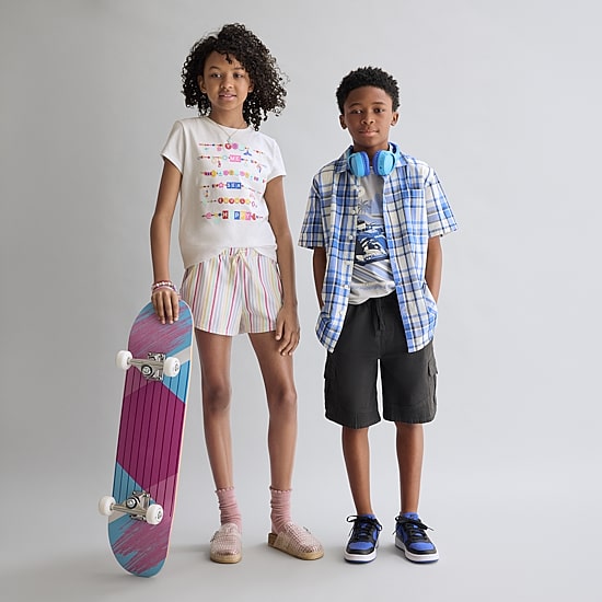 Thereabouts Little & Big Kid Boys Crew Neck Short Sleeve Regular Fit Graphic T-Shirt
