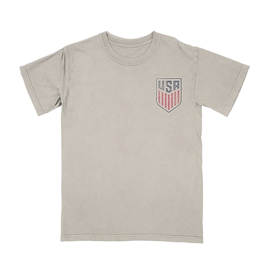 U.S. Soccer Mens Crew Neck Short Sleeve Regular Fit Graphic T-Shirt