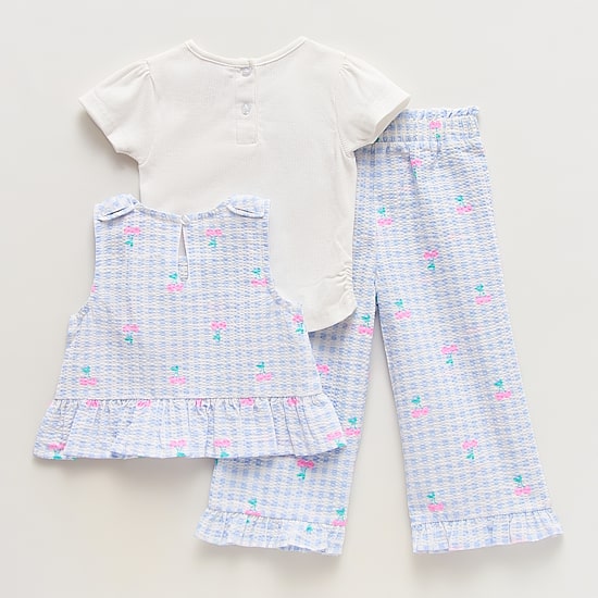 Little Lass Baby Girls 4-pc. Pant Set
