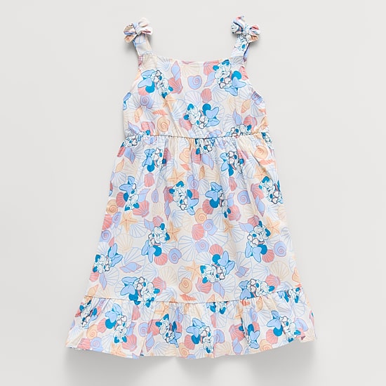 Toddler Girls Sleeveless Minnie Mouse A-Line Dress