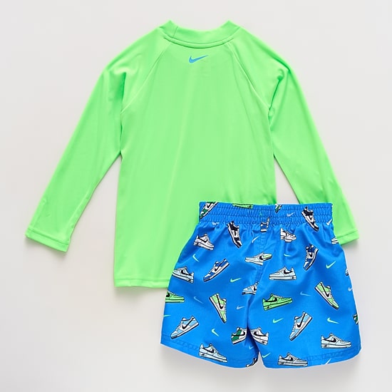 Nike Little Boys UV Protection 2-pc. Rash Guard Set
