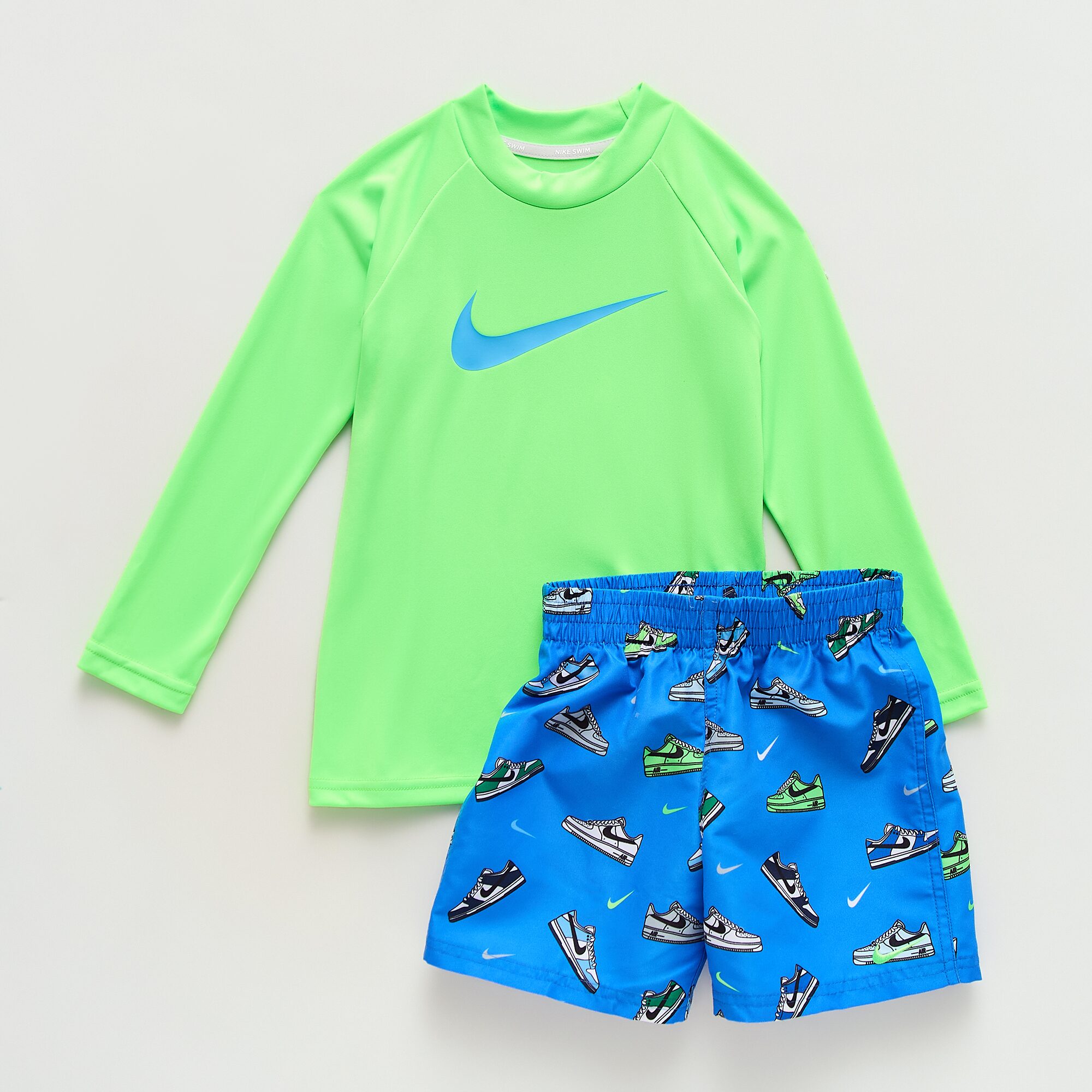 Nike Little Boys UV PROTECTION 2-pc. Rash Guard Set
