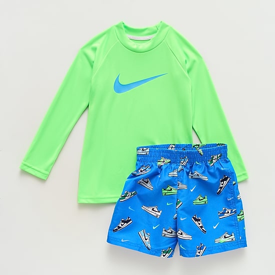 Nike Little Boys UV Protection 2-pc. Rash Guard Set