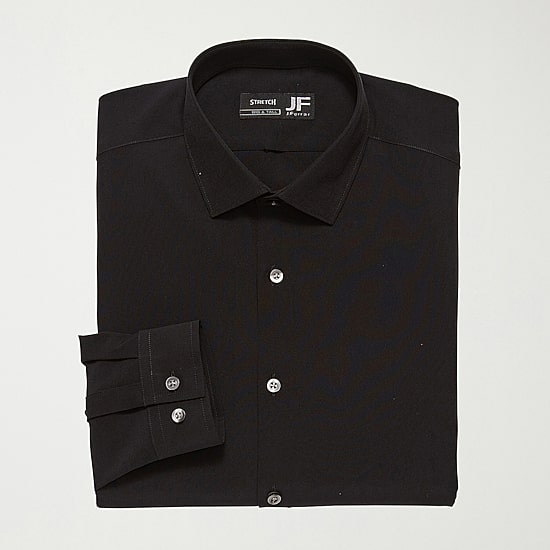 J. Ferrar Mens Big & Tall 360 Stretch Regular Fit Easy Care Stretch Fabric Long Sleeve Dress Shirt