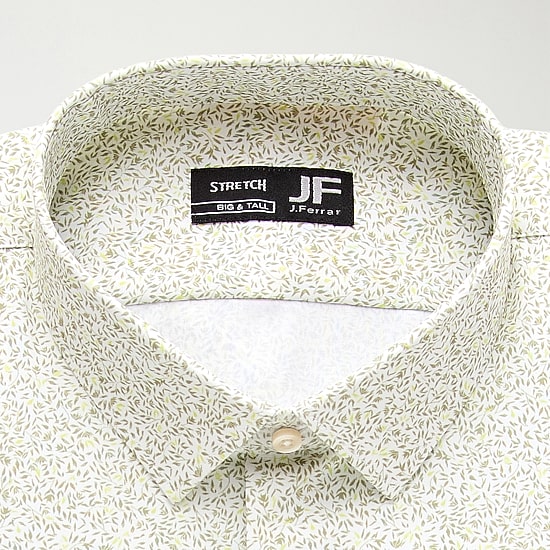 J. Ferrar Big And Tall 360 Stretch Performance Mens Regular Fit Wrinkle Free Long Sleeve Dress Shirt