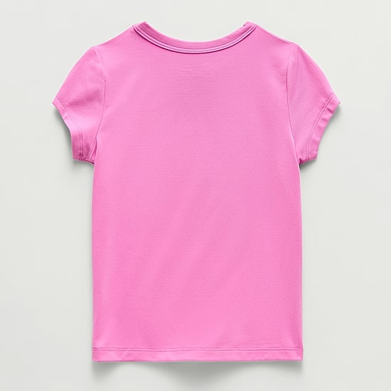 Grayson Little Toddler Girls Crew Neck Short Sleeve Regular Fit Barbie Graphic T-Shirt