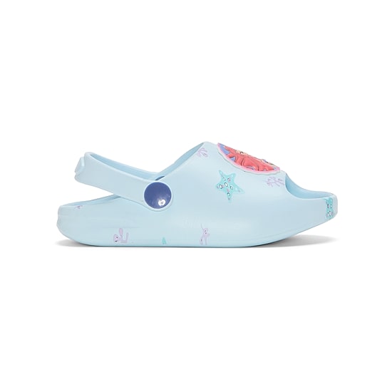 Disney Collection Girls Ariel Princess The Little Mermaid Slide Sandals