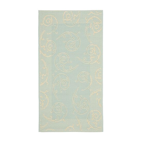 Safavieh Courtyard Collection Cletus Geometric Indoor/Outdoor Area Rug
