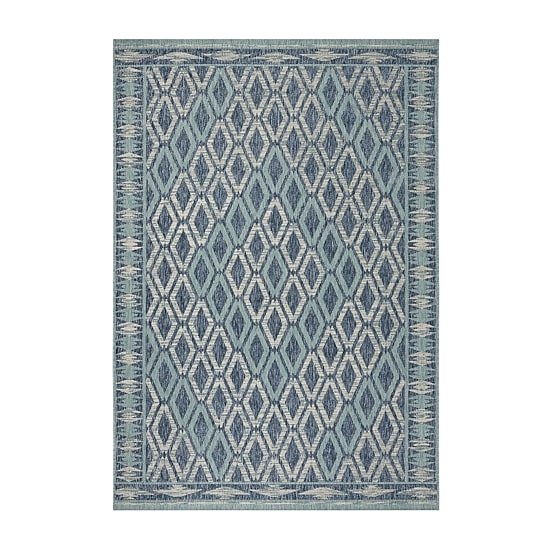 Safavieh Courtyard Collection Trent Geometric Indoor/Outdoor Area Rug