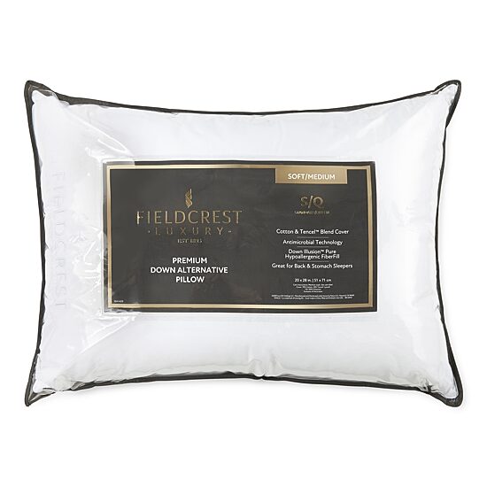 Fieldcrest Down Alternative Medium Density Bed Pillow