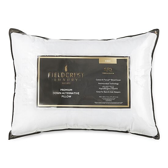 Fieldcrest Down Alternative Firm Density Bed Pillow