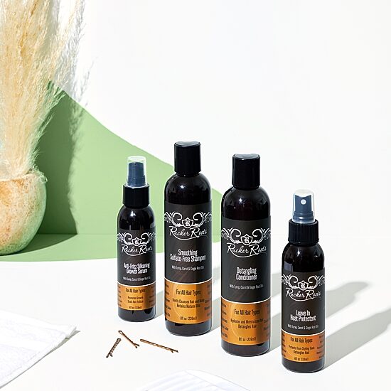 Rucker Roots 4 Step Natural Smoothing System Value Set 24 oz.