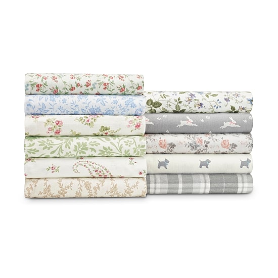 Laura Ashley Cotton Flannel Sheet Set