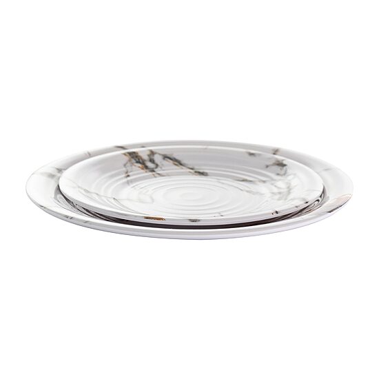 Elama Fine Sculpture 12-pc. Melamine Dinnerware Set