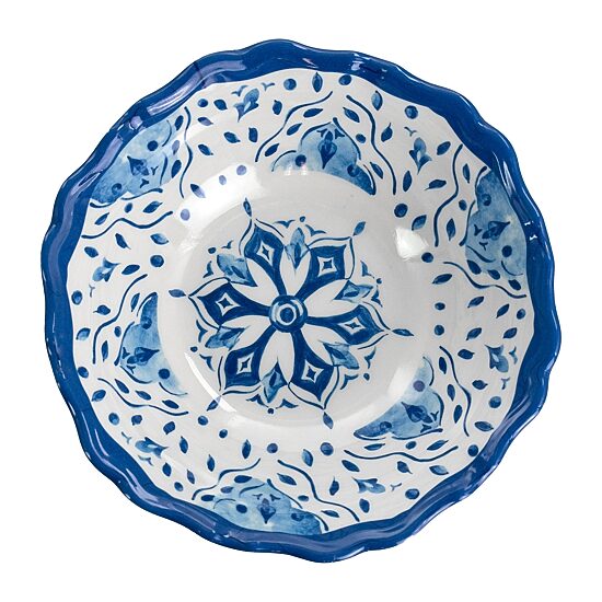 Elama Blue Garden 12-pc. Melamine Dinnerware Set