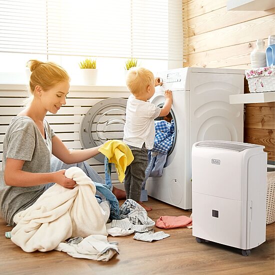 Black+Decker 20-Pint Portable Dehumidifier, BDT20WTB