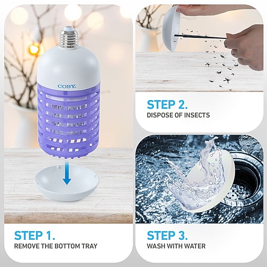 COBY 5-Watt Indoor Bug Zapper Bulb for 500 Sq. Ft. Coverage