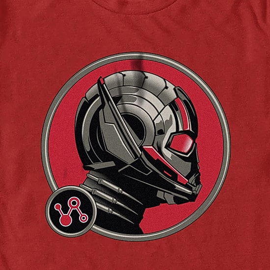 Mens Crew Neck Short Sleeve Regular Fit Ant Man Graphic T-Shirt